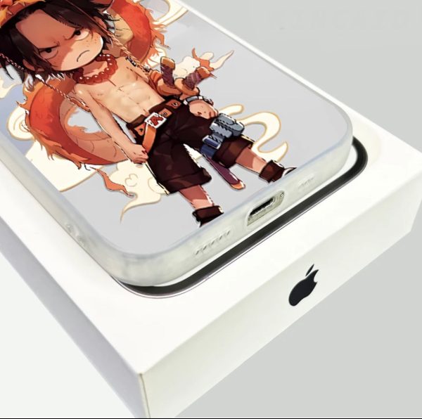MINI ACE ONE PIECE ANIME ANIME PHONE CASE - 图片 4