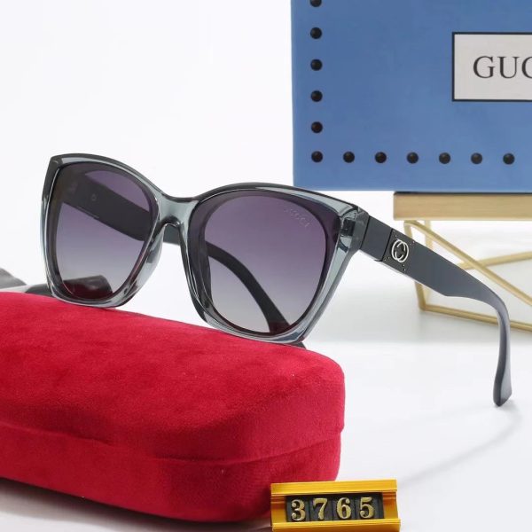 Square Round Frame Sunglasses - 图片 4