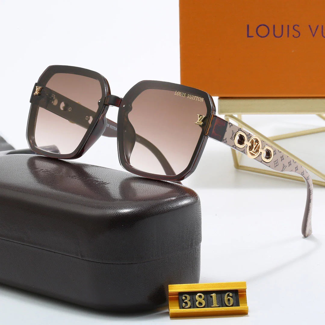 Full Logo Frame Sunglasses - 图片 4