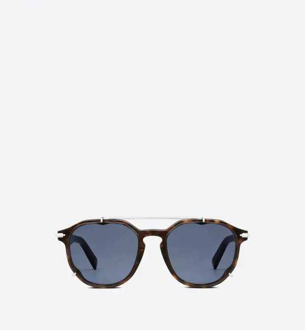 Brown Tortoiseshell-Effect Pantos Sunglasses - 图片 2