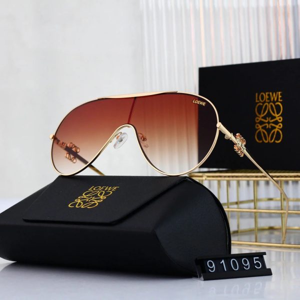 Oval round frame sunglasses - 图片 3