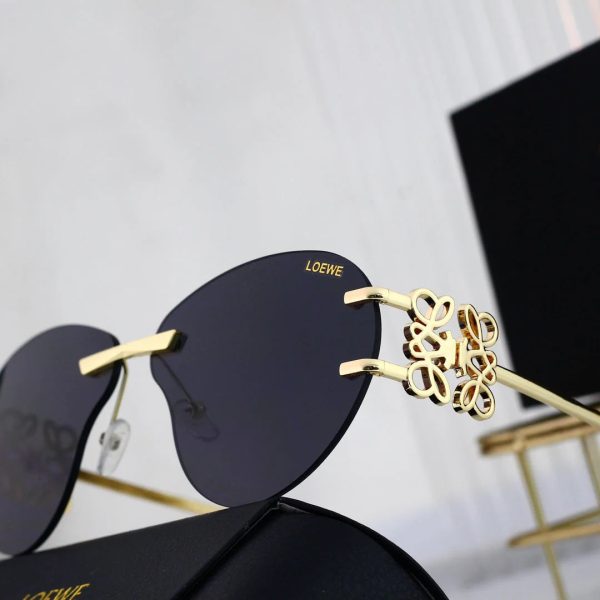 Metal temple gradient sunglasses 00264 - 图片 5
