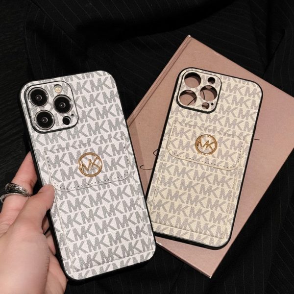MK Card Bag Gold iPhone Case - 图片 9