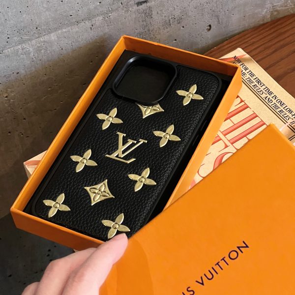 Lou Gold Leather iPhone Case - 图片 6