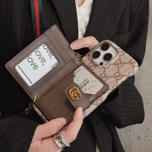 GG Card Bag Crossbody iPhone Case - 图片 9