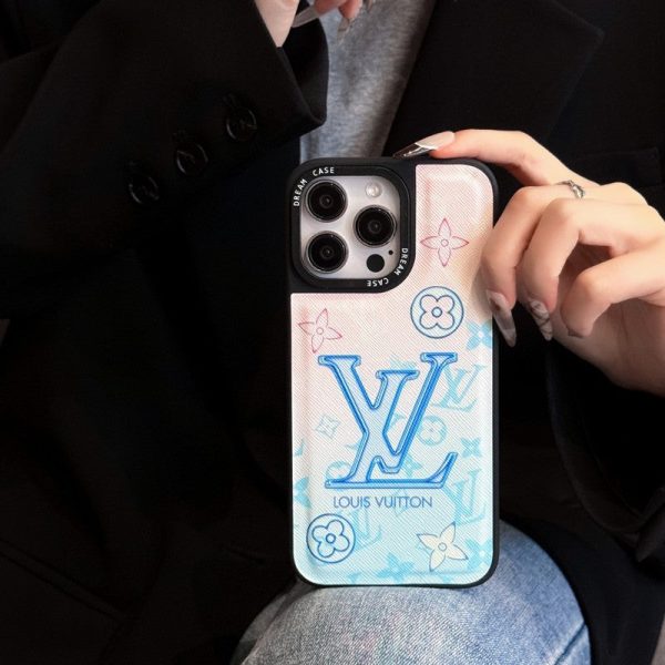 Lou Blue Leather iPhone Case - 图片 8