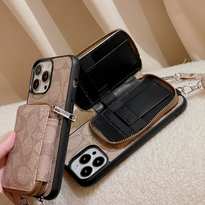 Coach iPhone Case With Wallet Coffee-LQB241412 - 图片 3