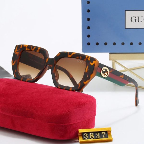 Amber Pattern Sunglasses - 图片 4