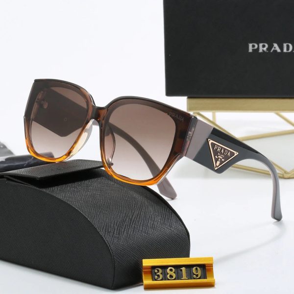 Thick Frame Retro Sunglasses - 图片 15