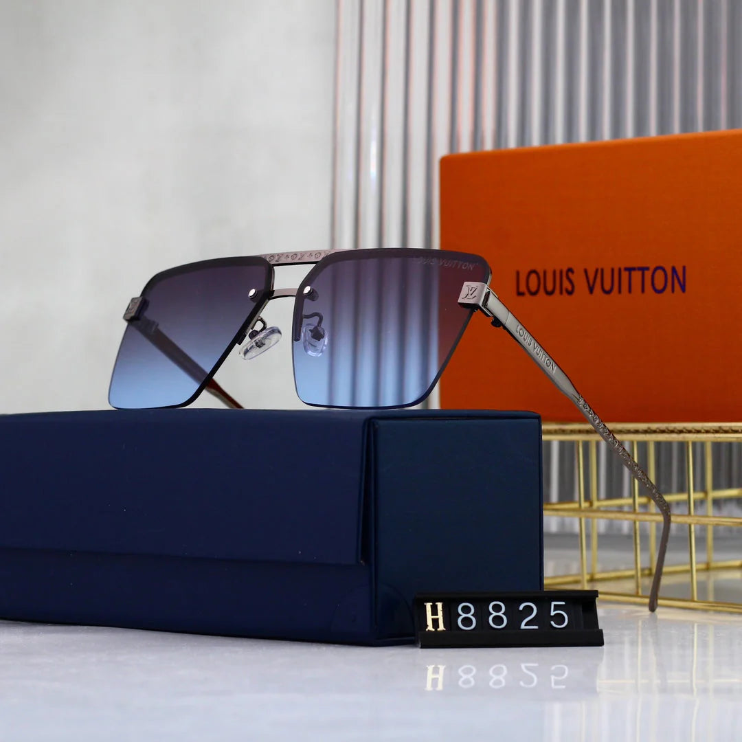 HD Metal Monogram Sunglasses H8825 - 图片 7
