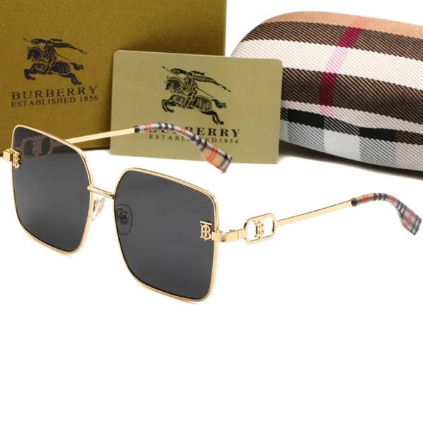 Retro Plaid HD Sunglasses - 图片 5