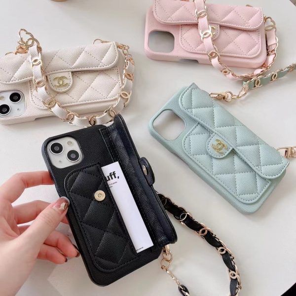 CN Pastel iPhone Cases Bag With Strap - 图片 8
