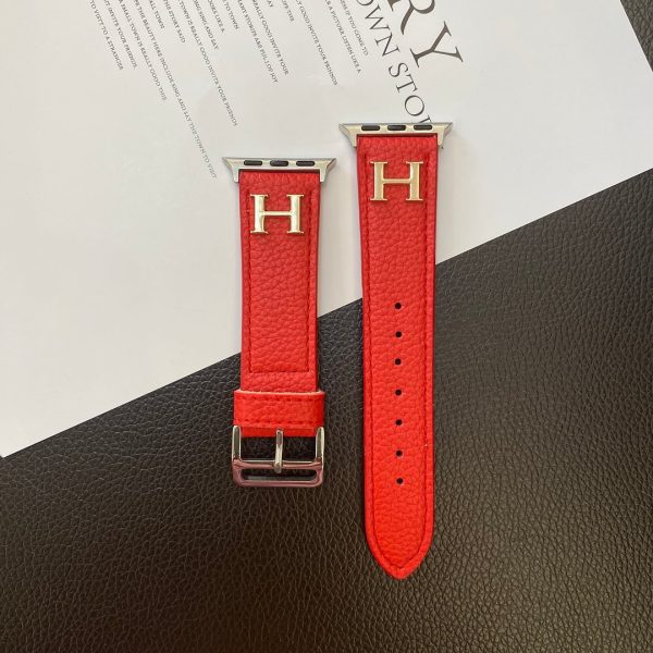 Genuine Pattern Leather Apple Watch Strap - 图片 23