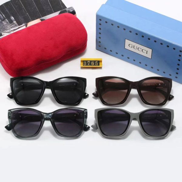 Square Round Frame Sunglasses - 图片 9