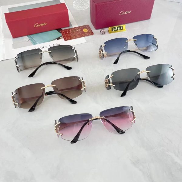 Novel HD Metal Sunglasses8381 - 图片 14