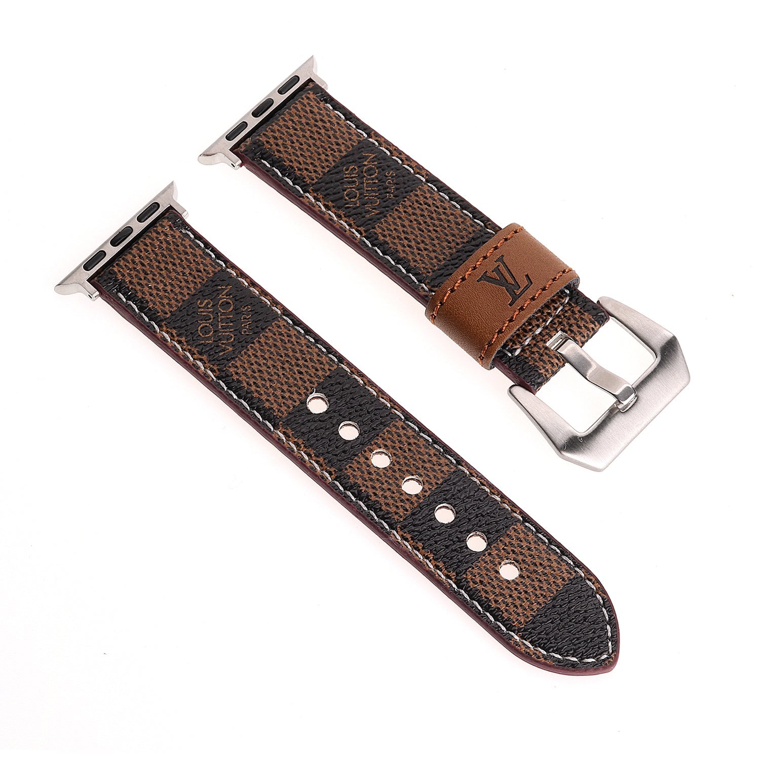 LEATHER CANVAS LUXURY APPLE WATCH BANDS - 图片 25