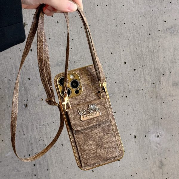 Coa Card Bag Leather Chain iPhone Case - 图片 8