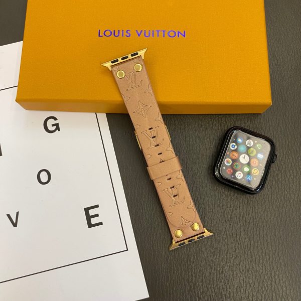 Bracelet de rechange Apple avec décoration en rivets et monogramme en relief WATCH BANDS - 图片 9