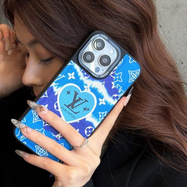 Lou Blue Leather iPhone Case - 图片 10