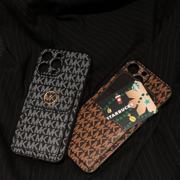 MK Card Bag Gold iPhone Case - 图片 7