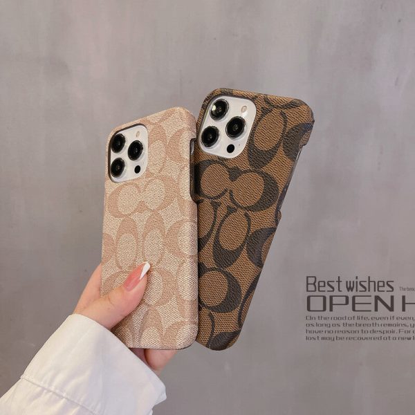 Classic Coach iPhone Case Brown -JDK241426 - 图片 6