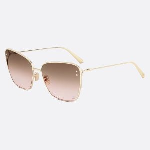 Brown-to-Pink Gradient Butterfly Sunglasses MISDB2U