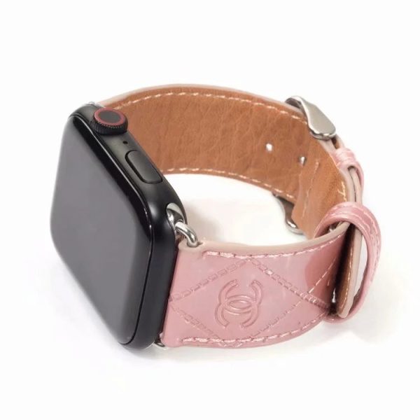 GLOSSY LEATHER APPLE WATCH BAND - 图片 14