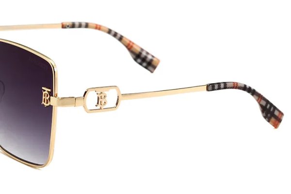 Retro Plaid HD Sunglasses - 图片 12