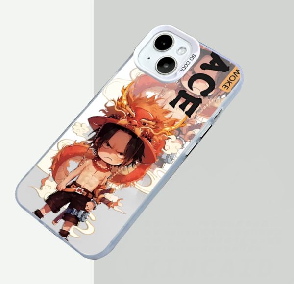 MINI ACE ONE PIECE ANIME ANIME PHONE CASE - 图片 3