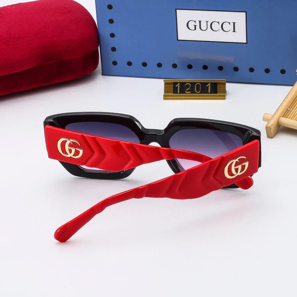 RECTANGULAR-FRAME SUNGLASSES 1201 - 图片 3