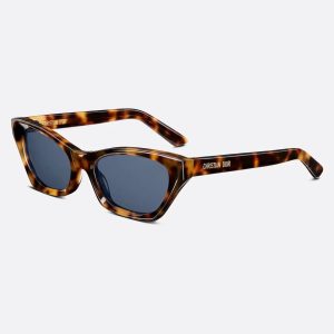 Brown Tortoiseshell-Effect Butterfly Sunglasses DMNGB1I