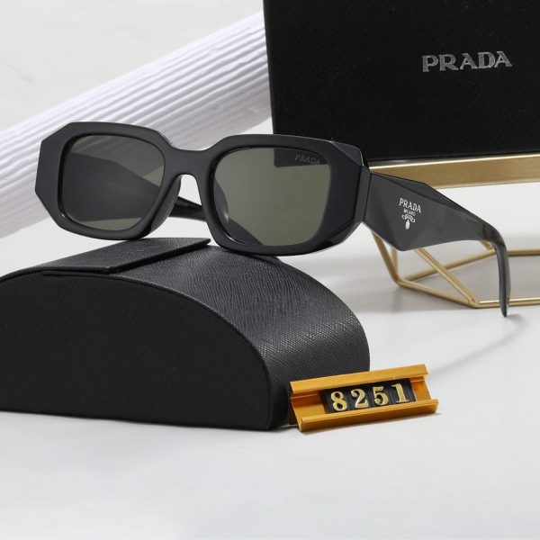 Polygonal Retro Unisex Sunglasses 8251 - 图片 4