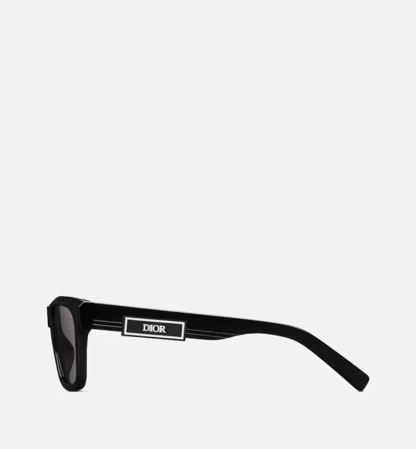 Black Rectangular Sunglasses DB23S1I - 图片 3