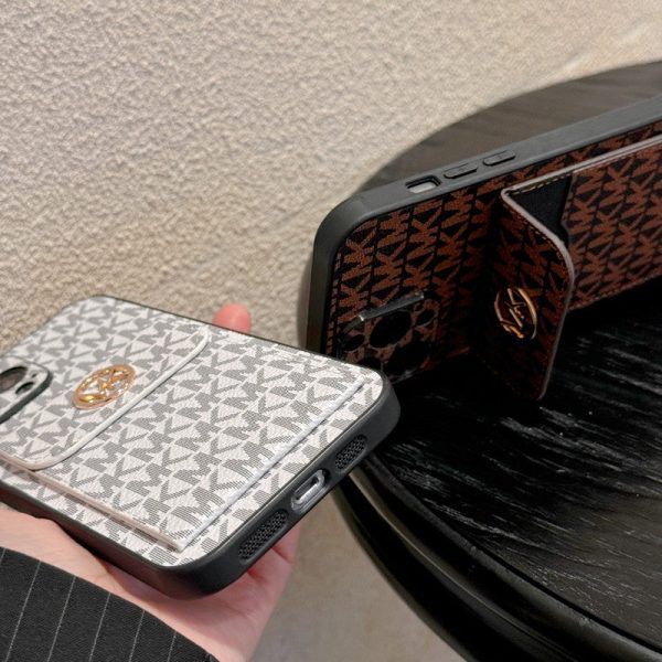 MK Card Bag Gold iPhone Case - 图片 8