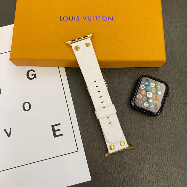 Bracelet de rechange Apple avec décoration en rivets et monogramme en relief WATCH BANDS - 图片 4