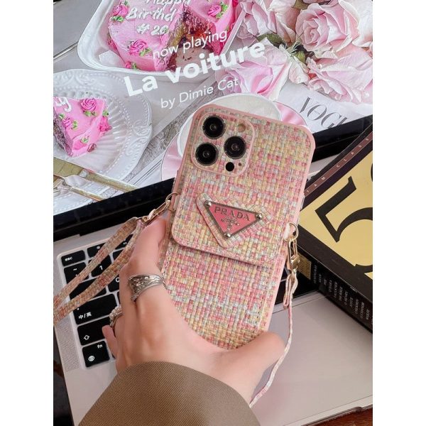 Pra Weave Card Bag Crossbody iPhone Case - 图片 11