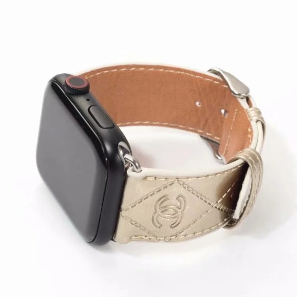 GLOSSY LEATHER APPLE WATCH BAND - 图片 3