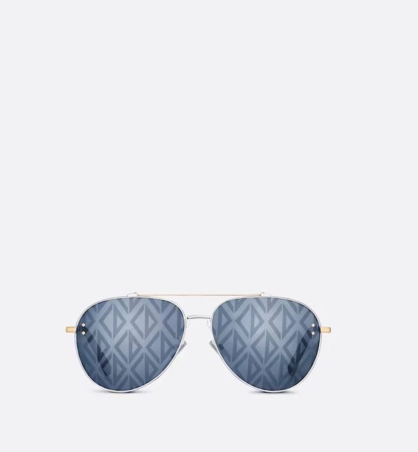 Blue Mirrored Pilot Sunglasses CDDMA1U - 图片 2