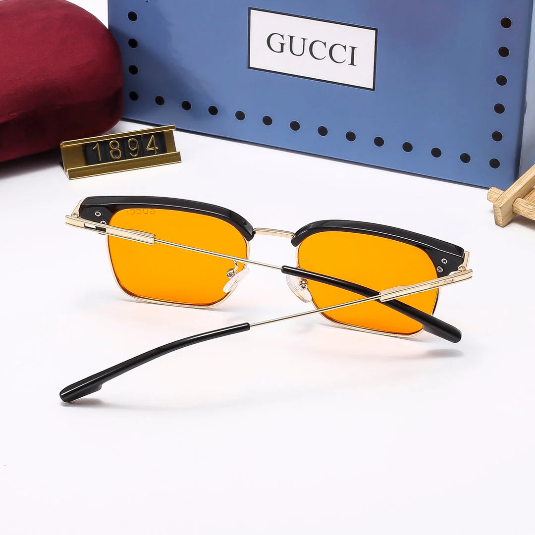 RECTANGULAR-FRAME METAL SUNGLASSES 1894 - 图片 3
