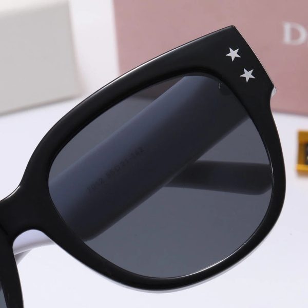 Fashionable Semi-circular Color Matching Sunglasses 3987 - 图片 12