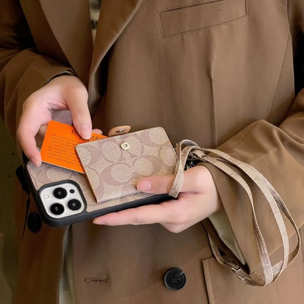 Coa Card Bag Leather Chain iPhone Case - 图片 8