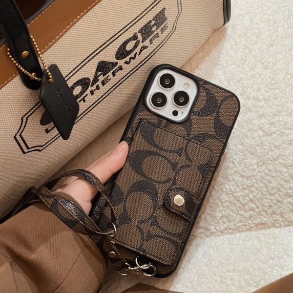 Coa Card Bag Leather Chain iPhone Case - 图片 5