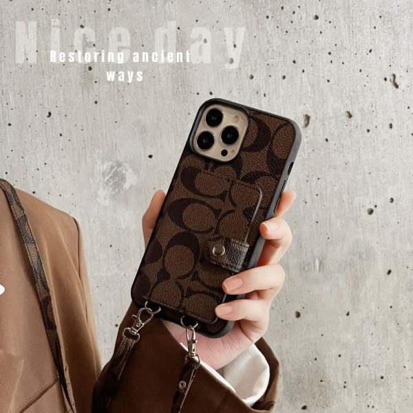 Coa Card Bag Leather Chain iPhone Case - 图片 6