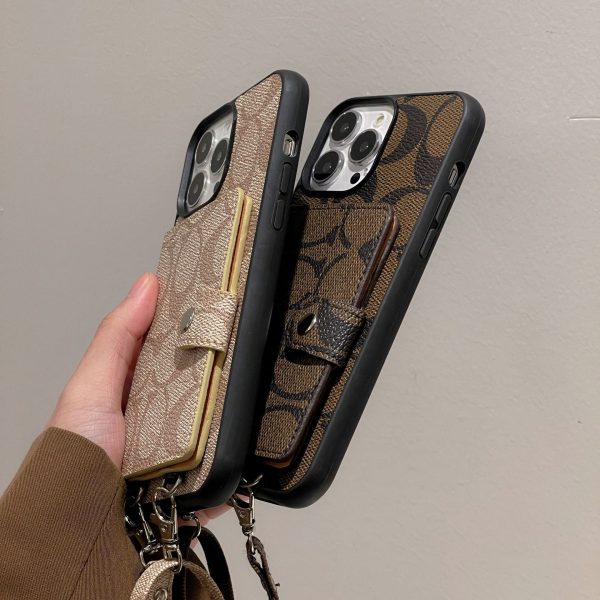 Coa Card Bag Leather Chain iPhone Case - 图片 3