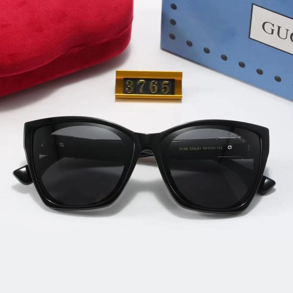 Square Round Frame Sunglasses - 图片 11