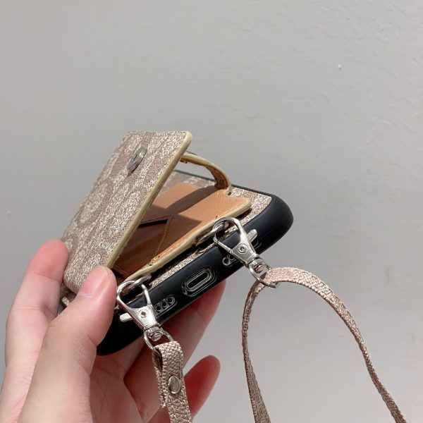 Coa Card Bag Leather Chain iPhone Case - 图片 4