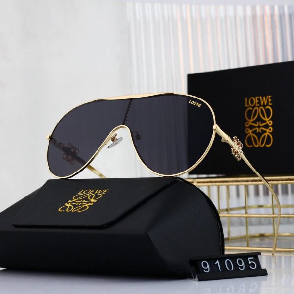 Oval round frame sunglasses - 图片 5