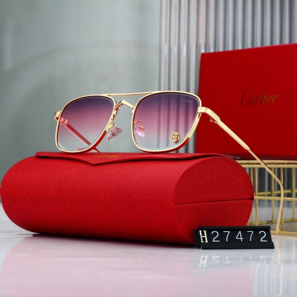 Golden Frame Sunglasses - 图片 17