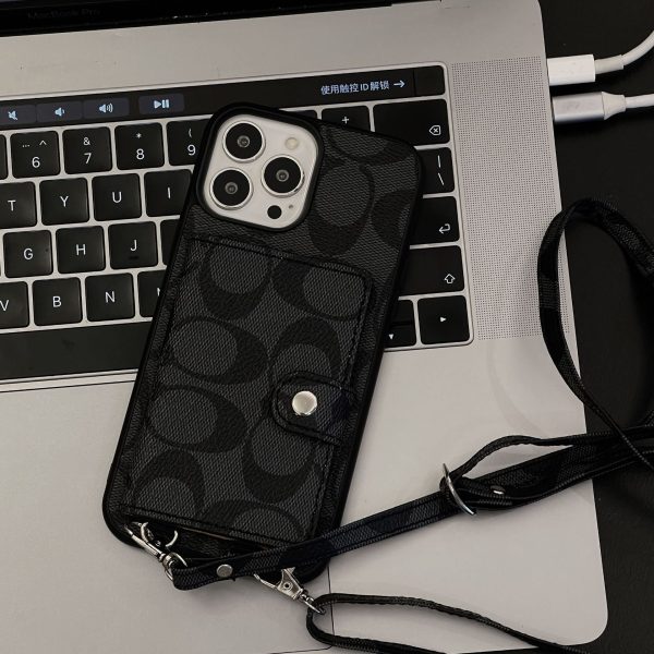 Coa Card Bag Leather Chain iPhone Case - 图片 11