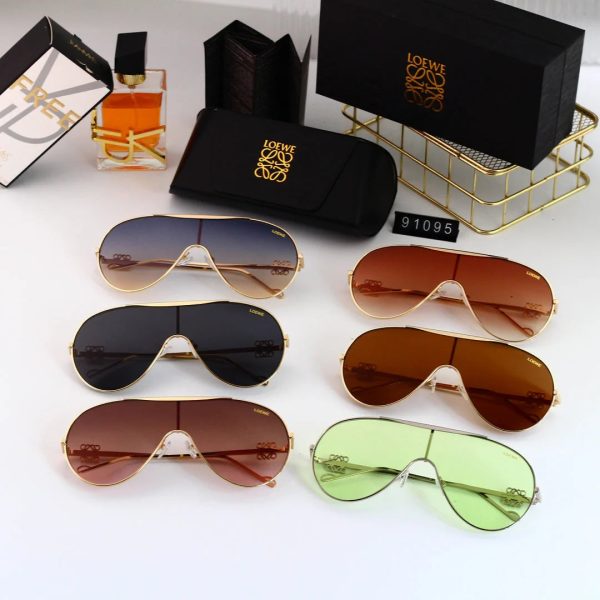 Oval round frame sunglasses - 图片 10